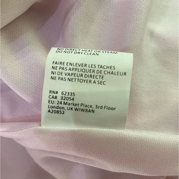 🆕BHLDN Linden Pink/Blue Floral Embroidered Tulle Illusion Neck MOB Dress SZ 12 - Picture 9 of 14